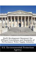 Draft Development Document for Effluent Limitations and Standards of Performance Water Supply Industry: (English)