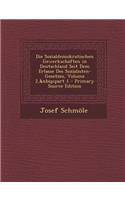 Die Sozialdemokratischen Gewerkschaften in Deutschland Seit Dem Erlasse Des Sozialisten-Gesetzes, Volume 2, Part 1