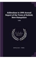Addendum to 1999 Annual Report of the Town of Enfield, New Hampshire: 1999