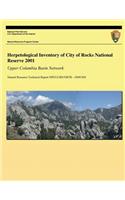 Hematological inventory of City of Rocks National Reserve 2001