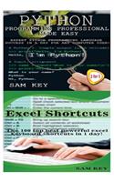 Python Programming Professional Made Easy & Excel Shortcuts