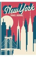 New York Travel Journal - Retro style: Wanderlust Journals