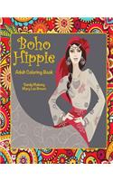 Boho Hippie Adult Coloring Book