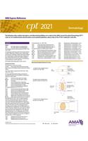 CPT 2021 Express Reference Coding Card: Dermatology