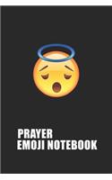 Prayer Emoji Emoticons Notebook Emoji Notebook, Blank Composition Book, Emoji Notebooks for Girls/Boys, Emoji School Supplies Notebook for School / Teacher / Office / Student