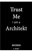 Notizbuch für Architekten / Architekt / Architektin: Originelle Geschenk-Idee [120 Seiten liniertes blanko Papier]
