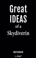 Notizbuch für Skydiver / Skydiverin