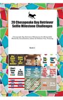 20 Chesapeake Bay Retriever Selfie Milestone Challenges: Chesapeake Bay Retriever Milestones for Memorable Moments, Socialization, Indoor & Outdoor Fun, Training Book 1