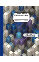 Graph paper composition notebook