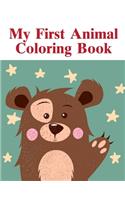 My First Animal Coloring Book