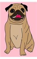 Pug Sketchbook: Pug Bordered Sketchbook for Kids. Funny Pug Drawing Book For Boys and Girls (Blank Bordered Sketchbooks)150 Pages 6x9" Pug Sketch Paper Book
