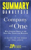 Summary & Analysis of Company of One