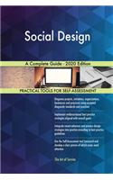 Social Design A Complete Guide - 2020 Edition