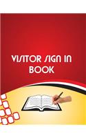 Visitor Sign in Book
