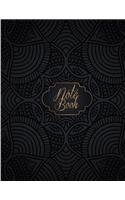 Notebook: : Lined: Notebook Journal, School Notes, Diary, 120 Lined pages, 8.5" x 11", ( Black Lurxury Madala Vol.1 Cover )