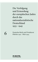 Deutsches Reich Und Protektorat Böhmen Und Mähren Oktober 1941 - März 1943