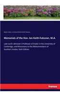 Memorials of the Hon. Ion Keith-Falconer, M.A.