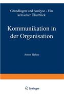 Kommunikation in Der Organisation