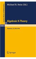 Algebraic K-Theory