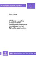 Wirkfaktorenanalyse Standardisierter Biofeedbackprogramme Beim Idiopathischen Torticollis Spasmodicus
