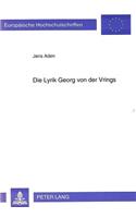 Die Lyrik Georg Von Der Vrings