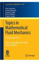 Topics in Mathematical Fluid Mechanics