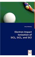 Electron Impact Ionization of SiCl3, SiCl2, and SiCl
