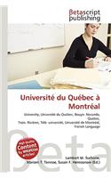 Universit Du Qubec Montral: (English)