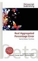 Real Aggregated Percentage Error