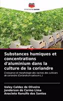 Substances humiques et concentrations d'aluminium dans la culture de la coriandre