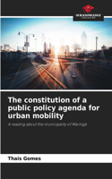 constitution of a public policy agenda for urban mobility