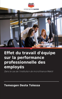 Effet du travail d'équipe sur la performance professionnelle des employés