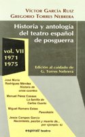 Historia y Antologia del Teatro Espanol de Posguerra (1940-1975)