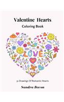 Valentine Hearts Coloring Book