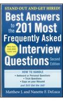 Best Answers to the 201 Most Frequently Asked Interview Questions