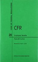 Code of Federal Regulations, Title 20, Employees' Benefits, PT. 657-End, Revised as of April 1, 2015