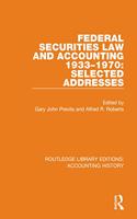 Federal Securities Law and Accounting 1933-1970