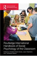 Routledge International Handbook of Social Psychology of the Classroom