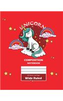 Unicorn Composition Notebook