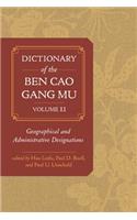 Dictionary of the Ben Cao Gang Mu, Volume 2