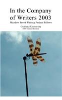 In the Company of Writers 2003
