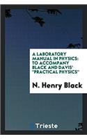 A LABORATORY MANUAL IN PHYSICS: TO ACCOM