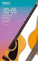 Trinity College London Acoustic Guitar Exam Pieces 2020-2023: Grades 3-5