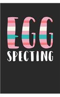 Easter Notebook - Egg Specting Easter Gift Mom Pregnancy Announcement - Easter Journal - Easter Diary