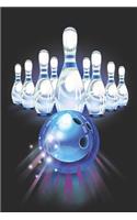 Bowling Notebook: Bowling Notebook, Journal size 6x9