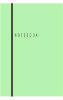 Notebook: Classic Mint Blank Lined Journal Notebook (6 x9 inches) - 110 Pages(41 Classic)