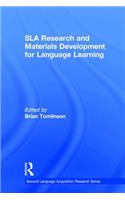 Sla Research and Materials Development for Language Learning