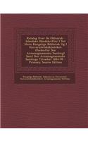 Katalog Over de Oldnorsk-Islandske Handskrifter I Det Store Kongelige Bibliotek Og I Universitetsbiblioteket