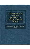 Introduction to Analytic Geometry - Primary Source Edition