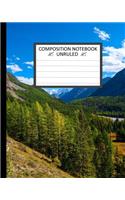 Unruled Composition Notebook 8